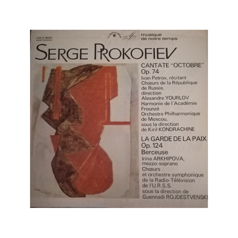 Cantate "Octobre" Op.74 / La Garde De La Paix Op.124