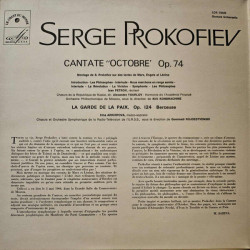 Cantate "Octobre" Op.74 / La Garde De La Paix Op.124