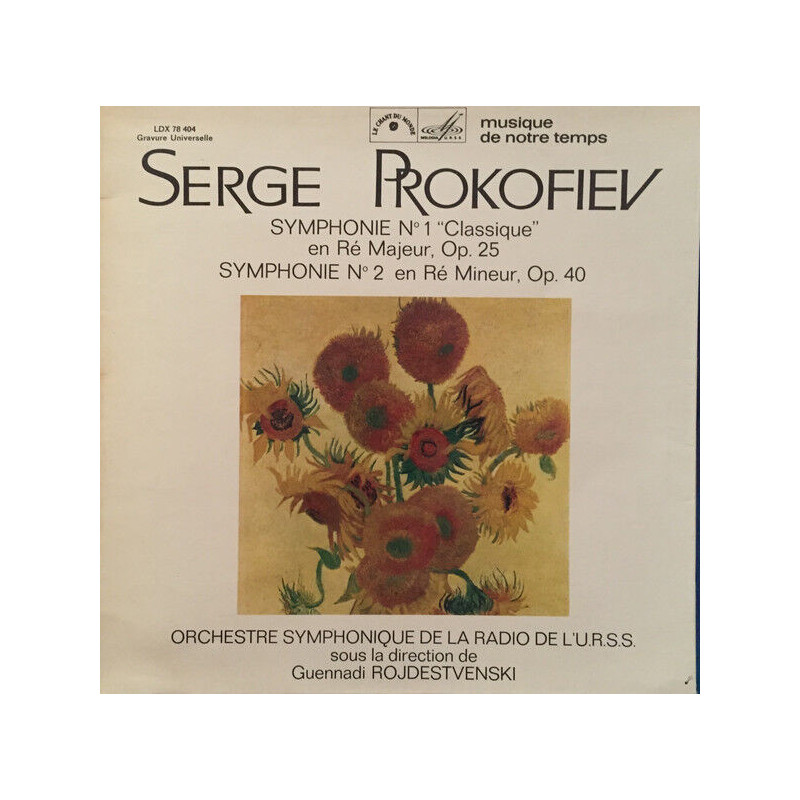 Symphonie Nº 1 "Classique" En Ré Majeur Op. 25 / Symphonie Nº 2 En...