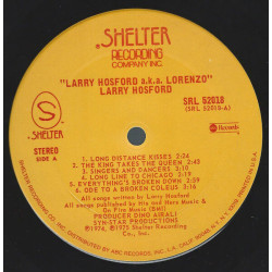Larry Hosford A.k.a. Lorenzo
