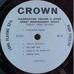 Washington Square And Other Great Hootenanny Songs