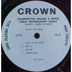 Washington Square And Other Great Hootenanny Songs