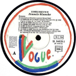 Le Double Disque D'or De Francis Blanche