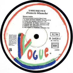 Le Double Disque D'or De Francis Blanche