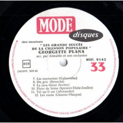 Les Grands Succès De La Chanson Populaire