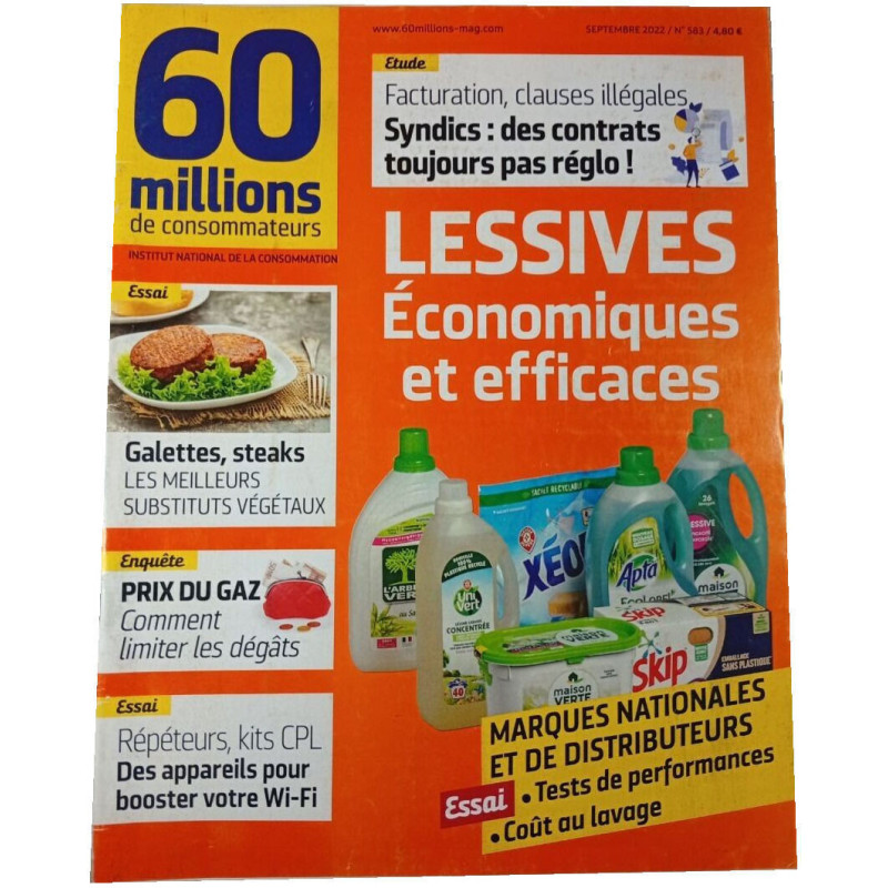 60 millions de consommateurs n°583