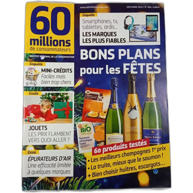 60 millions de consommateurs n°586