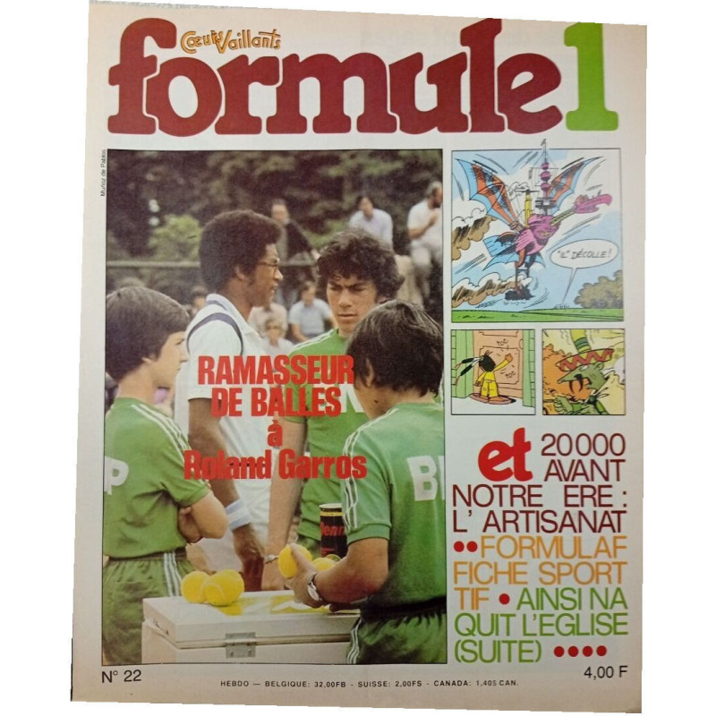 Coeurs Vaillants Formule 1 n°22
