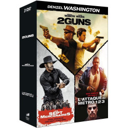 Coffret denzel washington 3 films : 2 guns , les sept mercenaires...