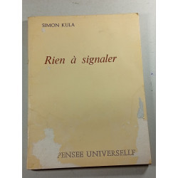 Rien à signaler