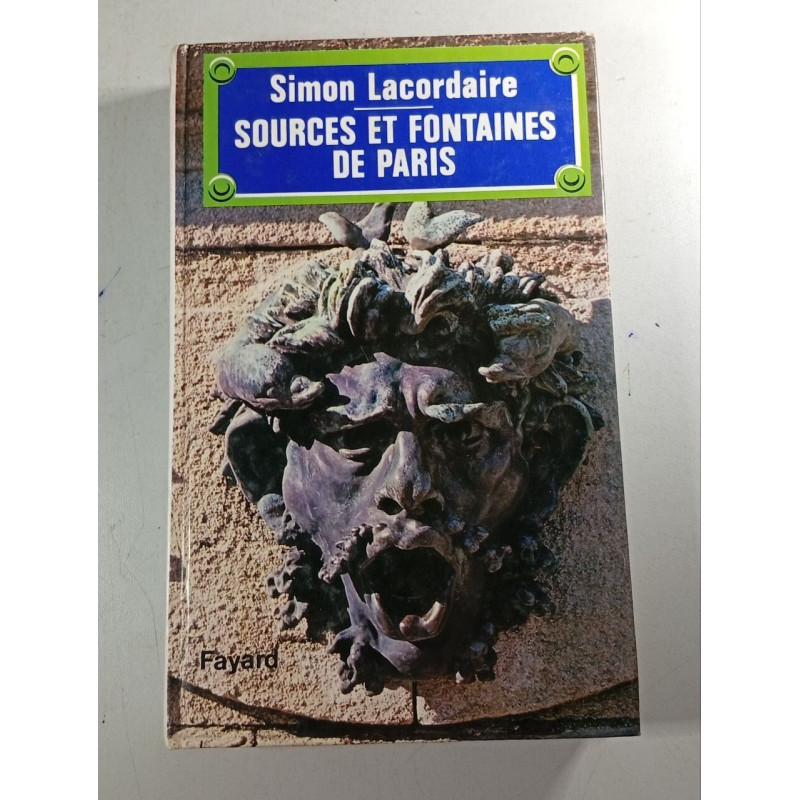 Sources et fontaines de Paris