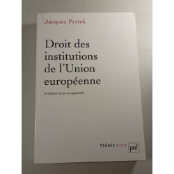 Droit des institutions de l'Union européenne