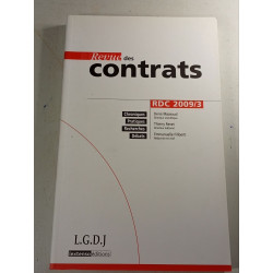 Revue des contrats RDC 2009/3