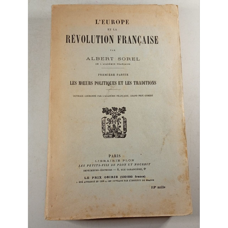 L'Europe et la Révolution française