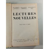 Lectures nouvelles