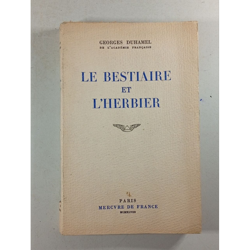 Le bestiaire et l'herbier