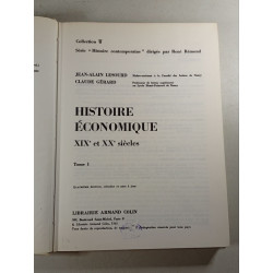 Histoire économique XIXe XXe siècles t.1