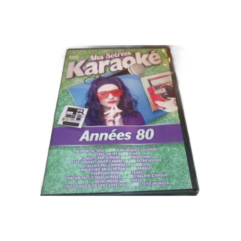 "MES SOIREES KARAOKE : ANNEES 80"- Neuf sous blister