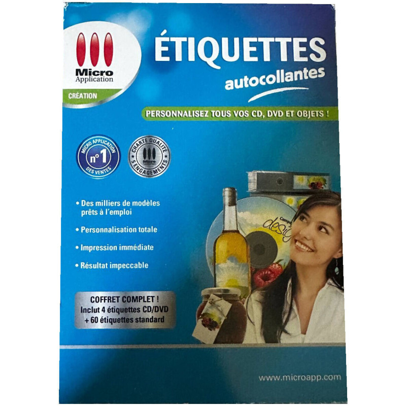 Étiquettes autocollantes