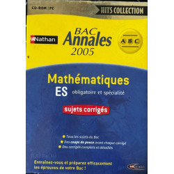 Annales Mathématiques ES obligatoire et spécialité sujets corrigés