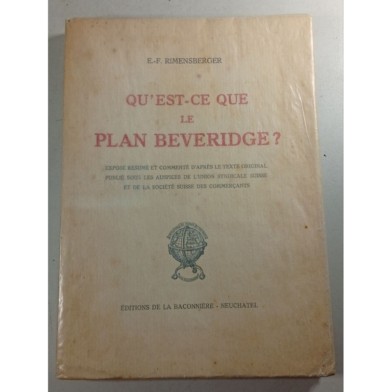 Qu'est-ce que le Plan Beveridge