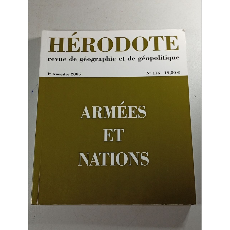Hérodote: Armées et nations N.116 - 2005