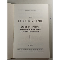 La Table et la Santé