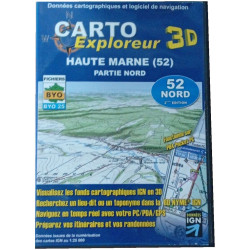 Carto Exploreur 3D Haute Marne (52) Partie Nord