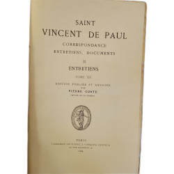 Saint Vincent de Paul Correspondance Entretiens Documents II...