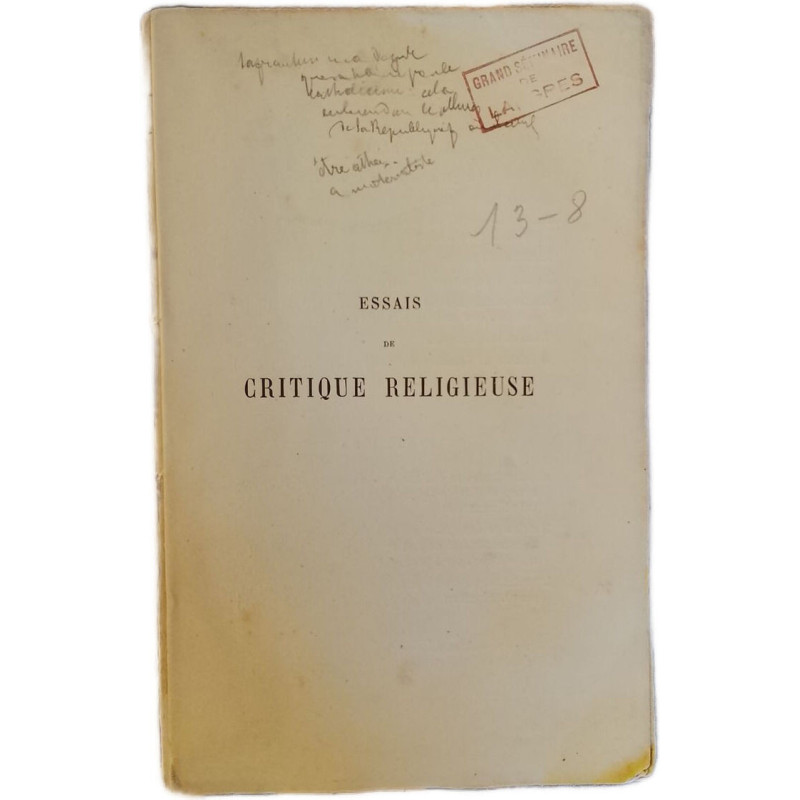 Essais de critique religieuse