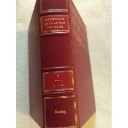 Dictionnaire de la langue française I A-H