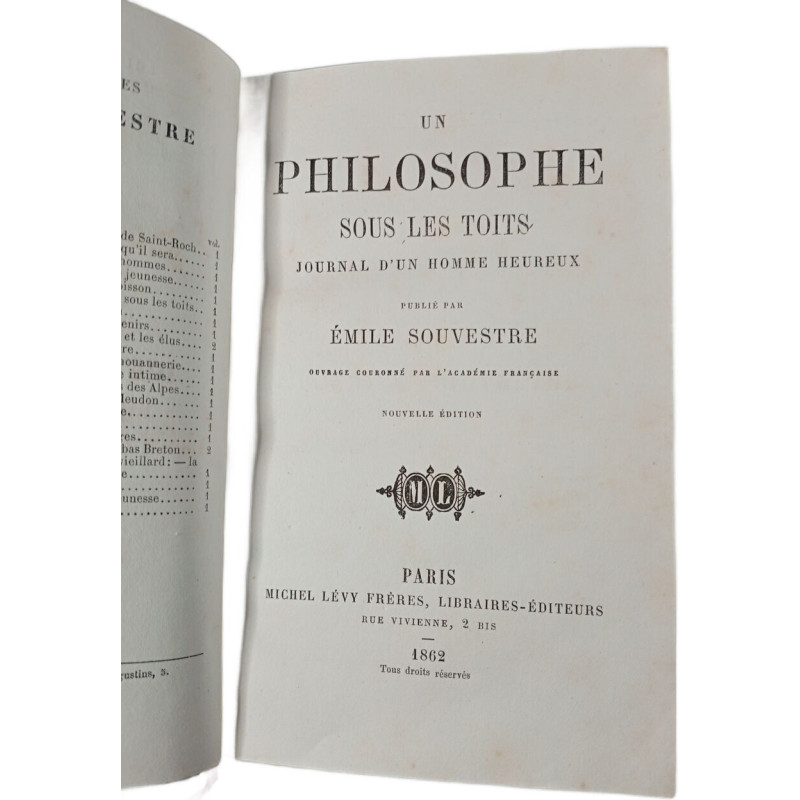 Un philosophe sous les toits : Journal d'un homme heureux