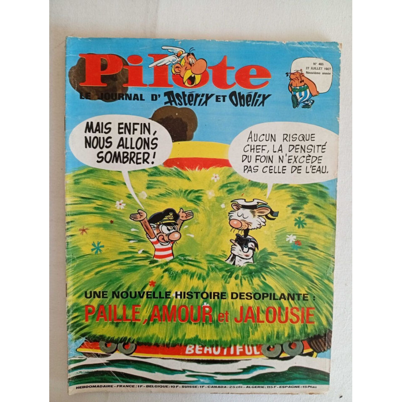 Pilote Le Journal d'Astérix et Obélix N.405 - Juillet 1987