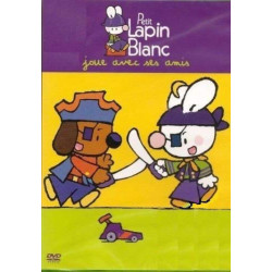 Petit lapin blanc joue avec ses amis - Neuf sous blister