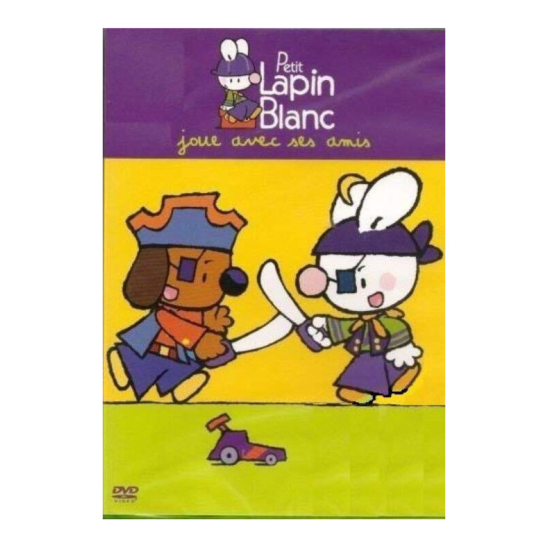 Petit lapin blanc joue avec ses amis - Neuf sous blister