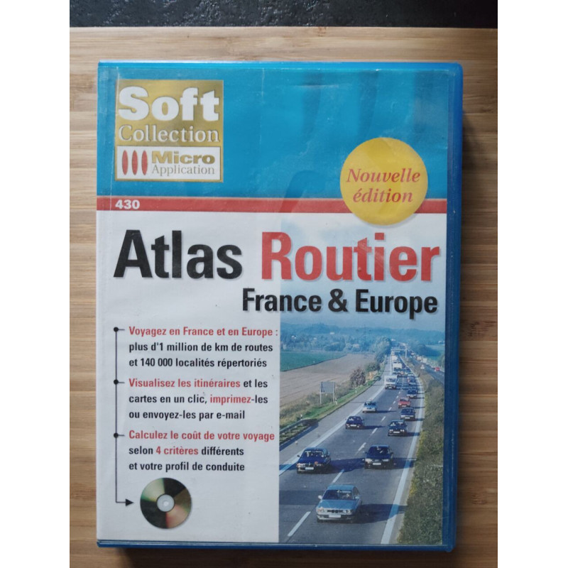Dvd - Atlas Routier France et Europe
