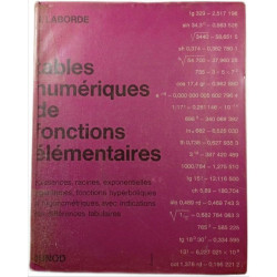 Tables numériques de fonctions élémentaires