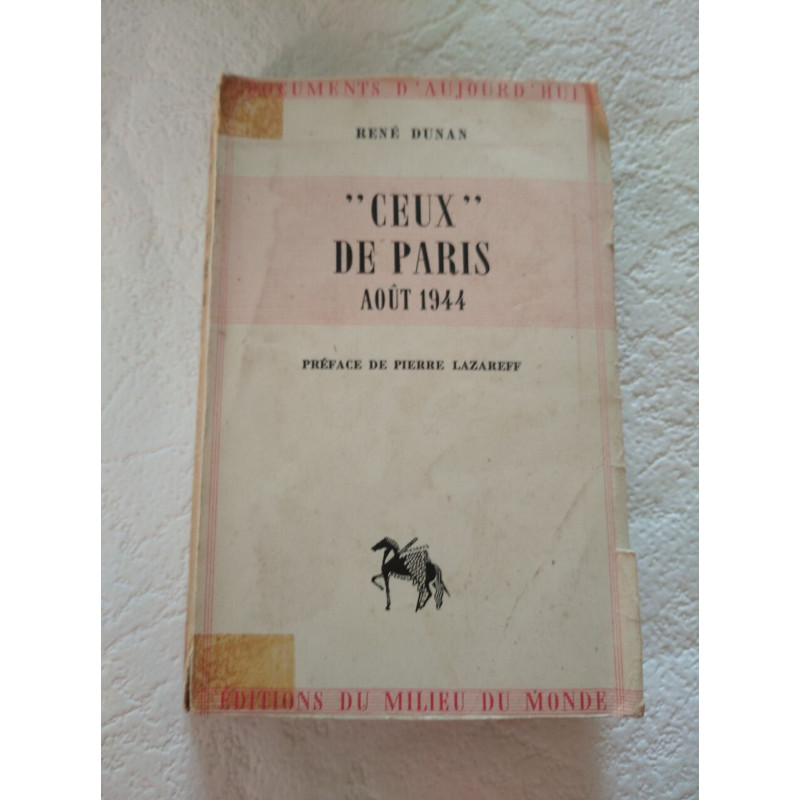 Ceux de Paris août 1944