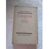 Cahiers 1716-1755