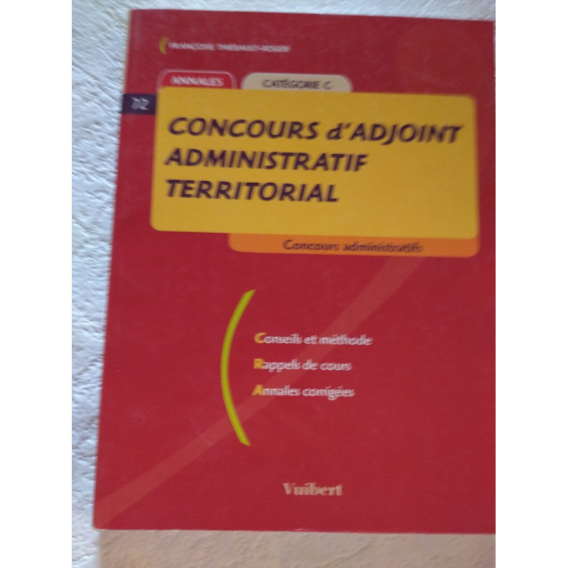 Concours d'adjoint administratif territorial