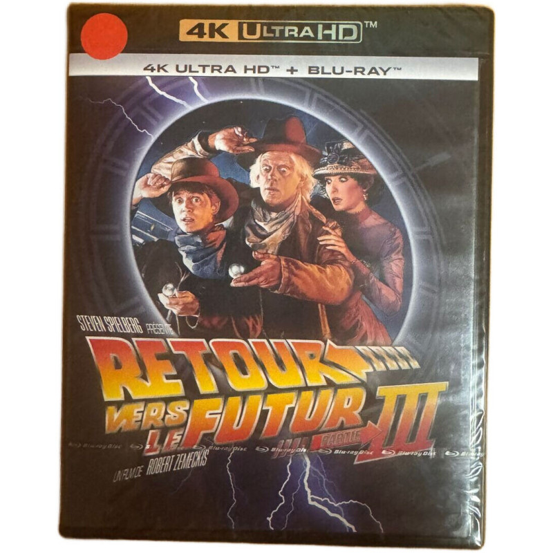 Retour vers le futur III 4k Ultra HD [Blu-ray] (NEUF SOUS BLISTER)