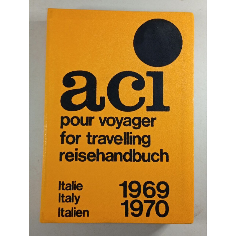 aci pour voyager for travelling reisehandbuch