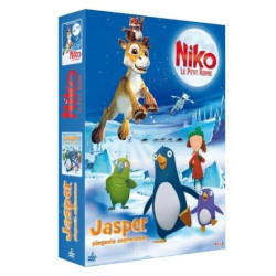 Coffret 2 films: Niko Le petit Renne/ Jasper poingouin explorateur...