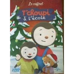 Coffret 3 dvd : T'choupi à l'ecole - Neuf sous blister