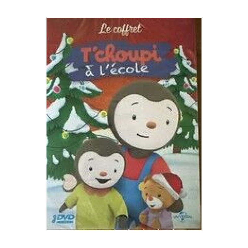 Coffret 3 dvd : T'choupi à l'ecole - Neuf sous blister