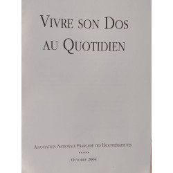 Vivre son dos au quotidien