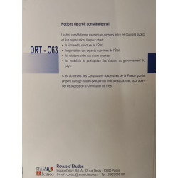 Notions de droit constitutionnel 1989-2005