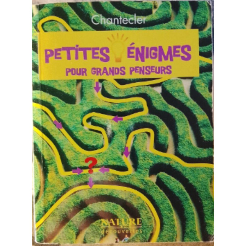 Petites énigmes pour grands penseurs
