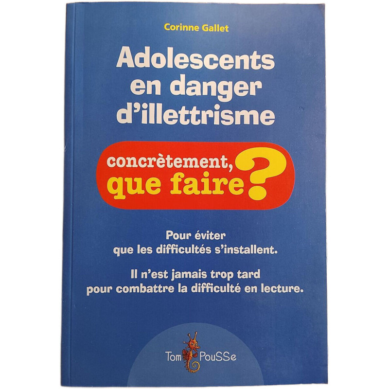 Adolescents en danger d'illettrisme