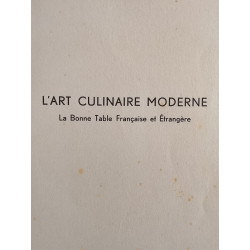 L'art culinaire moderne